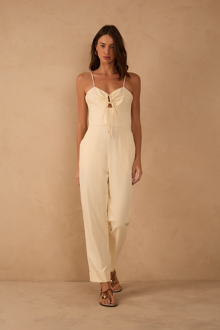 Linen Cutout Bust Jumpsuit_1