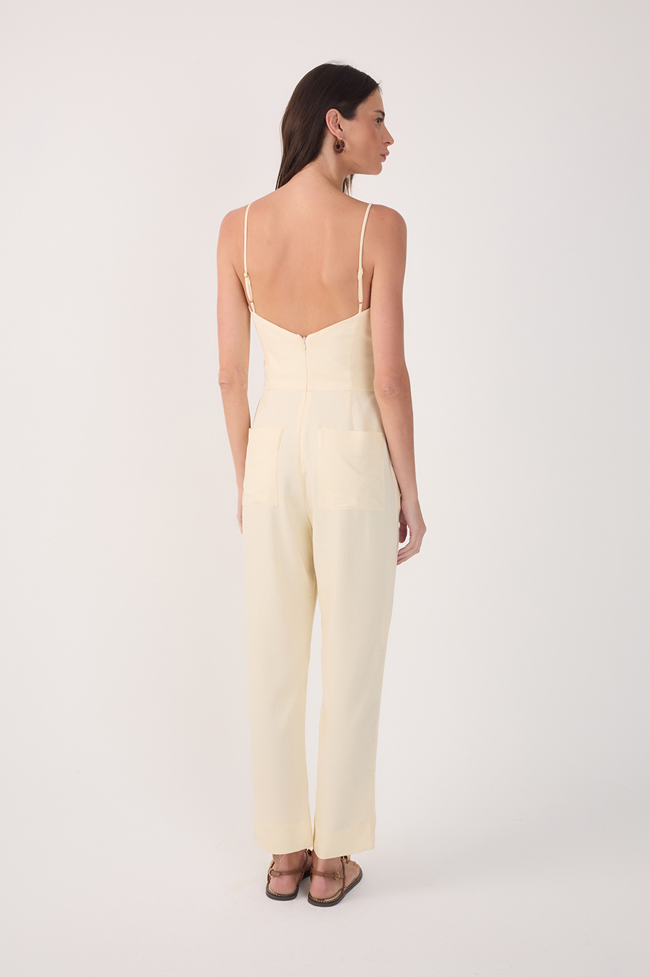 Linen Cutout Bust Jumpsuit_5