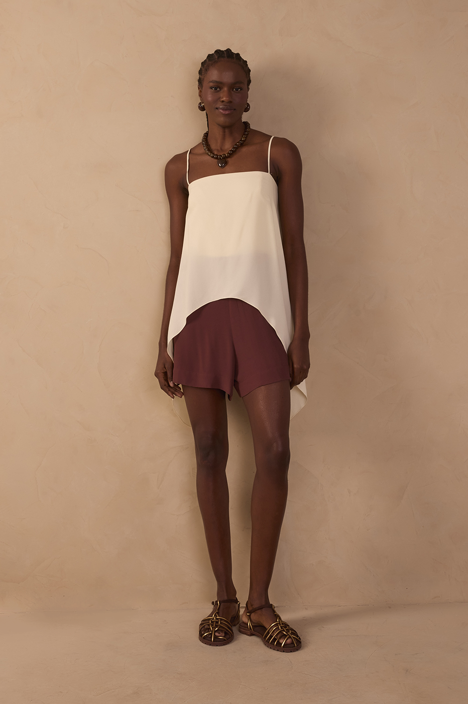 Off-White Straps Overlay Romper_1