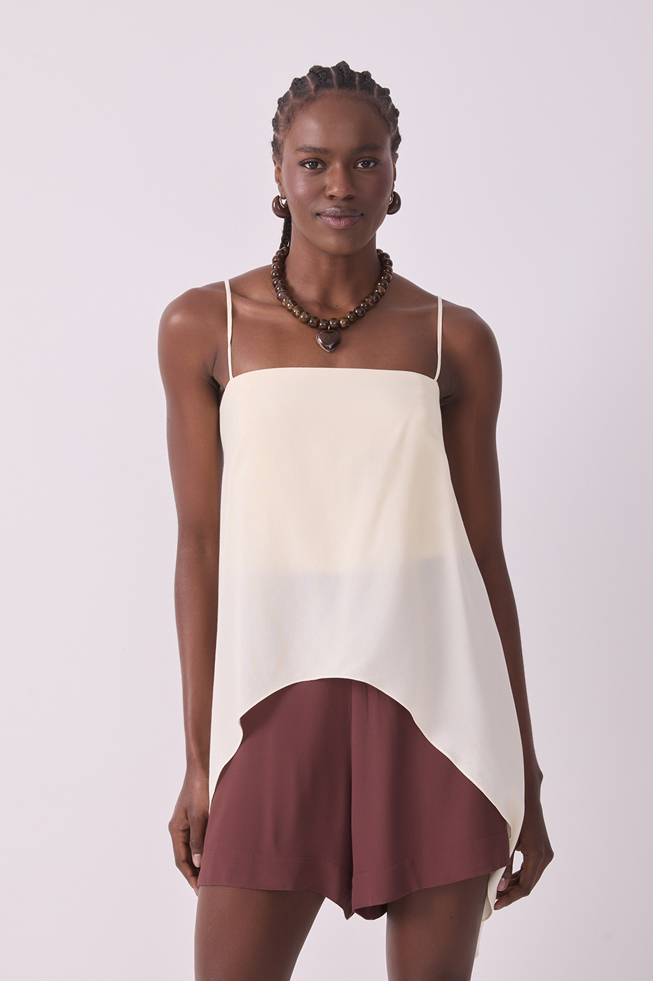 Off-White Straps Overlay Romper_4