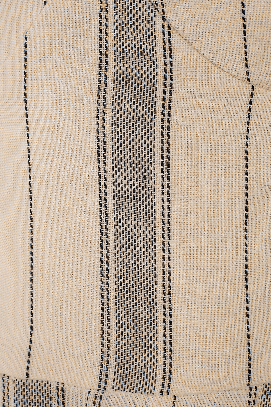 Sand Stripes Sweetheart Neckline Pleats Side Pockets Jumpsuit