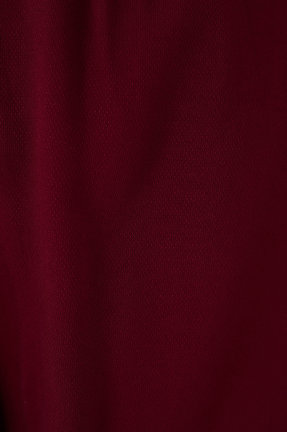 Wine Bossa Draped V Neck Wrap Crepe Jumpsuit