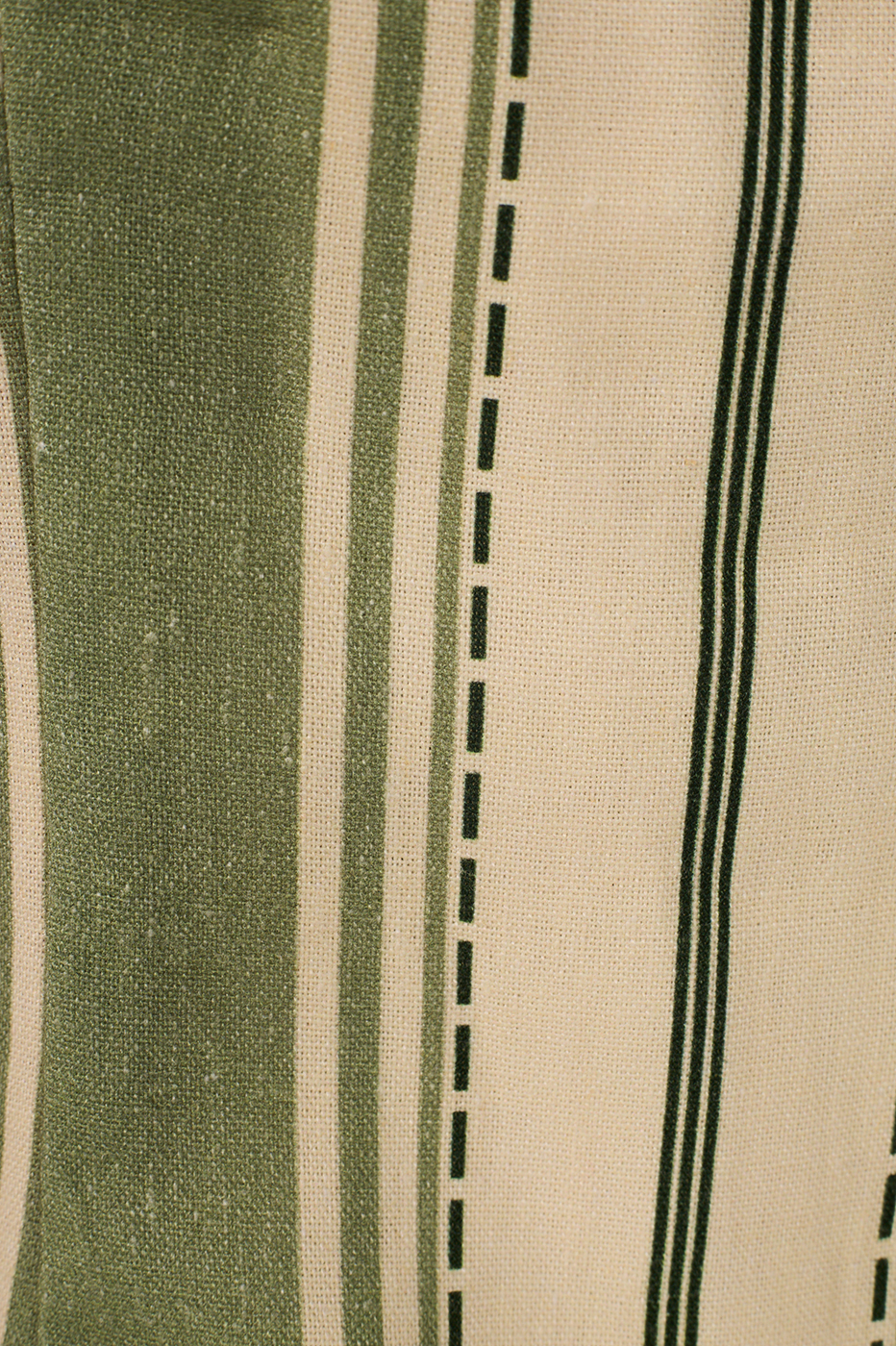 Descanso Verde Print Linen Vest_5
