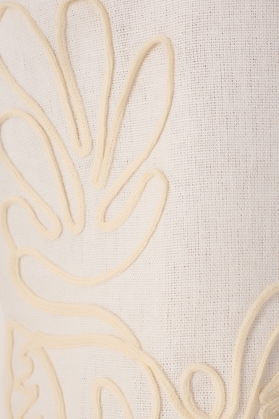 Embroidered-Hem Linen Vest_7