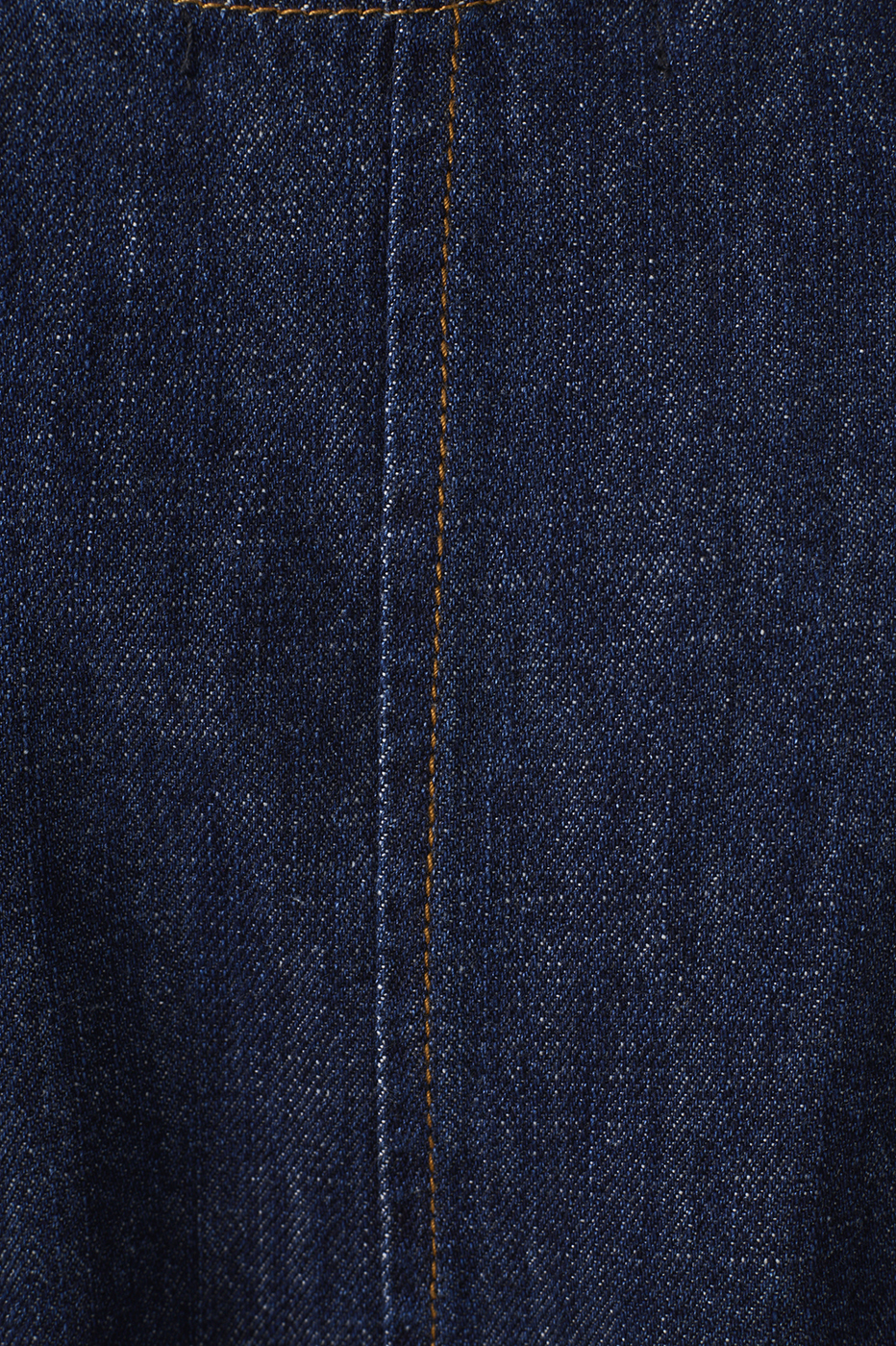 Denim Smocked Back Sleeveless Vest_5