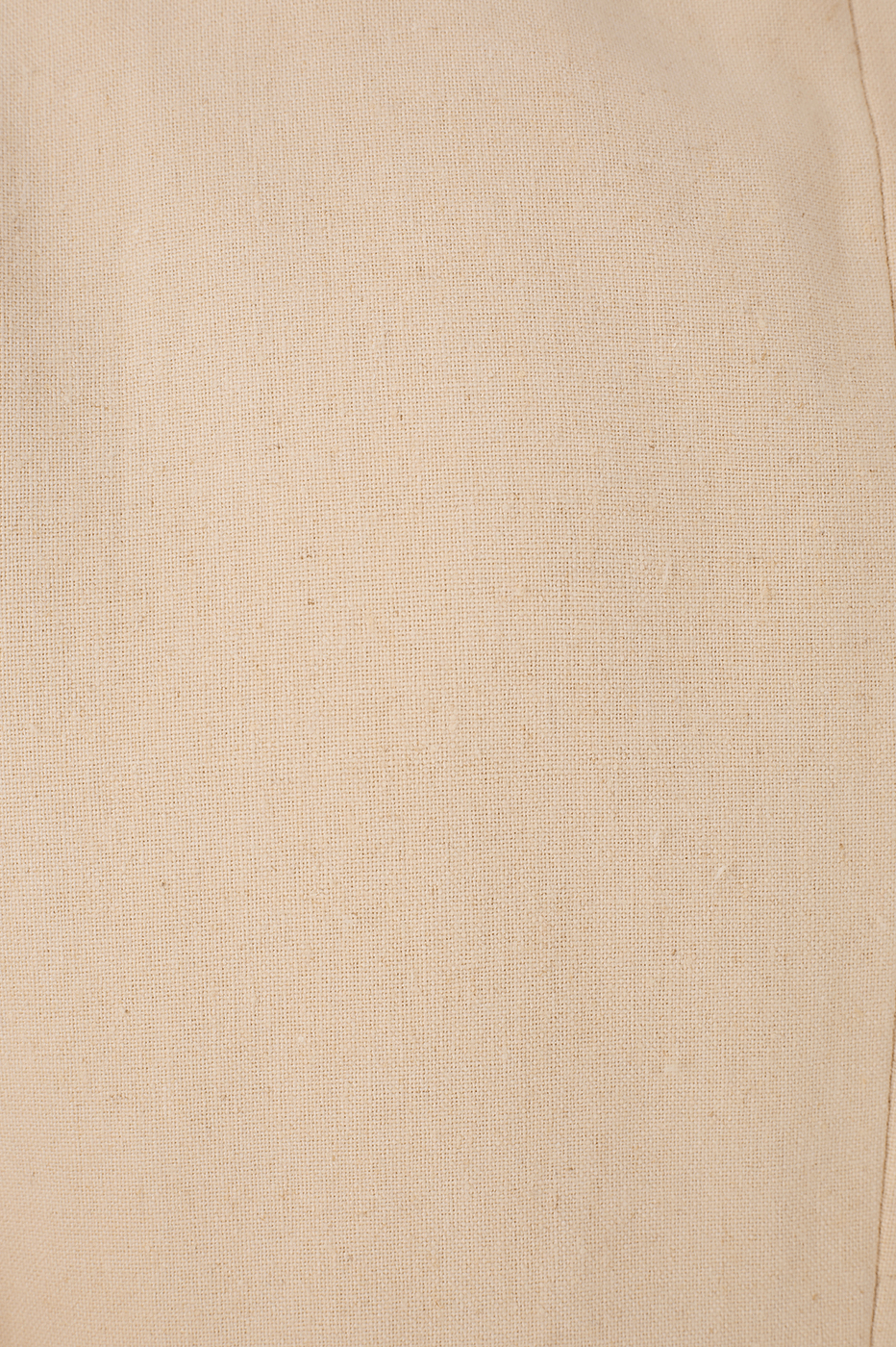 Off-White Plunging Neck Buttoned Side Buckle Linen Vest