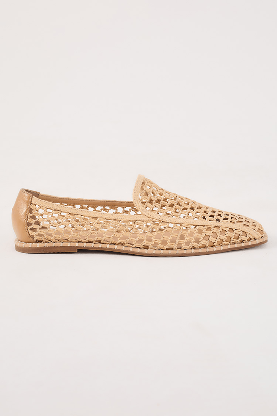 Woven Raffia Loafers