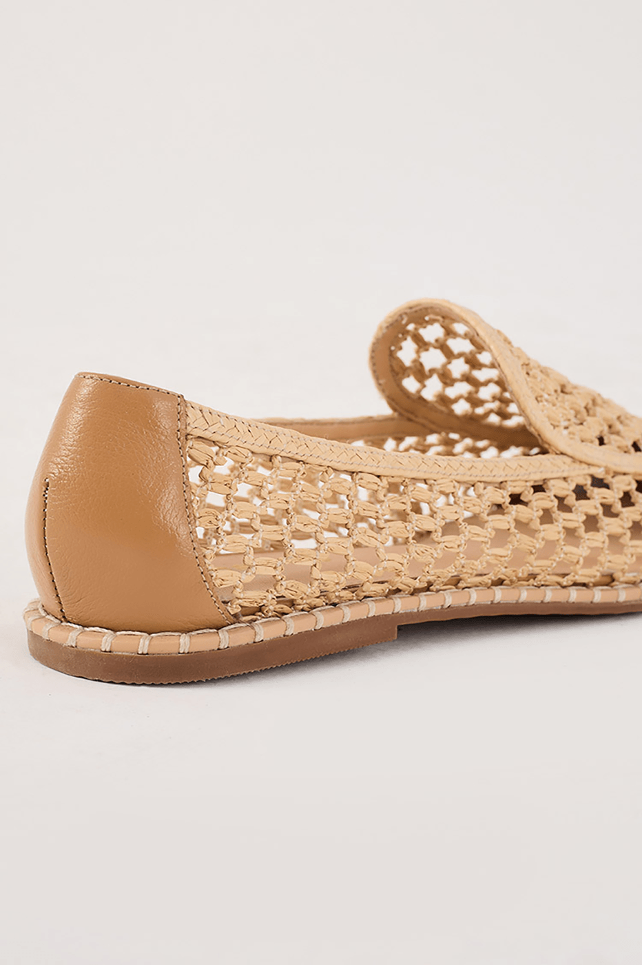Woven Raffia Loafers
