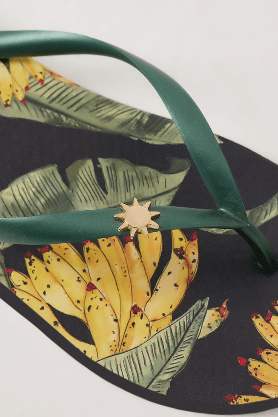 Black Paraiso Tassel Flip Flops