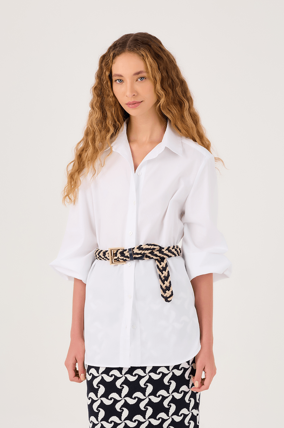 Bicolor Rope Belt