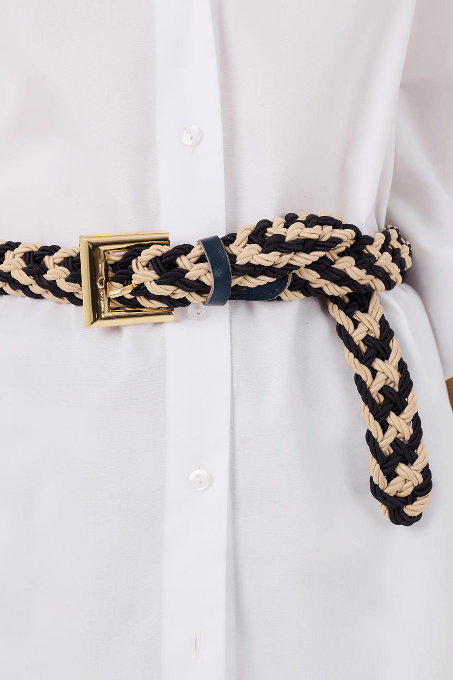Bicolor Rope Belt