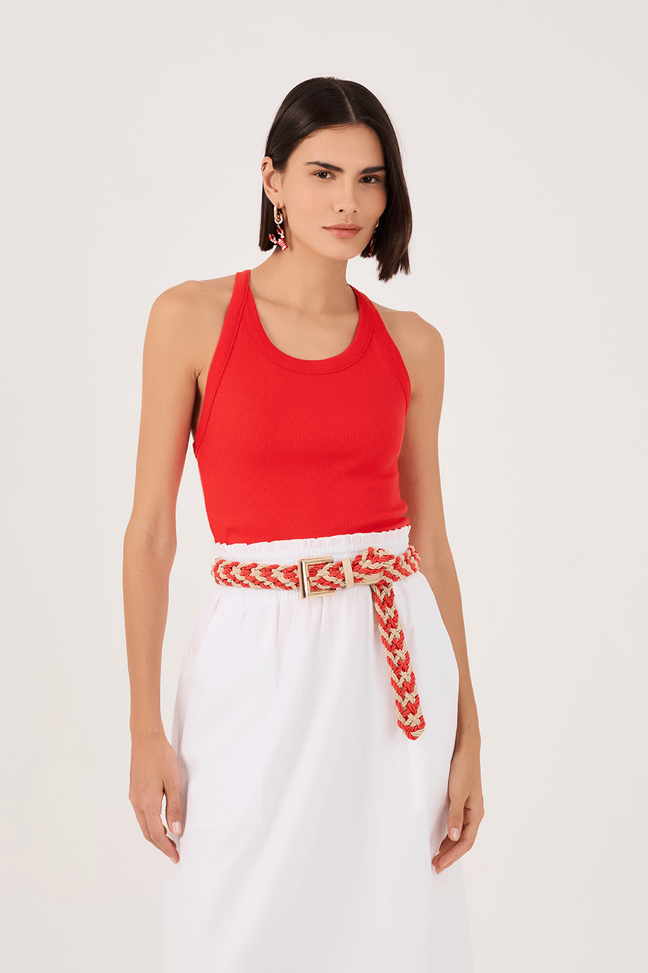 Bicolor Rope Belt