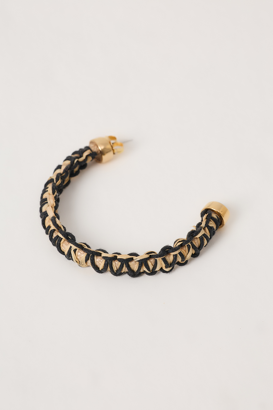 Bicolor Crochet Hoop Earrings