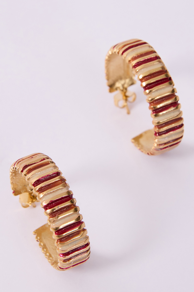 Golden Aurora Hoop Earrings_6