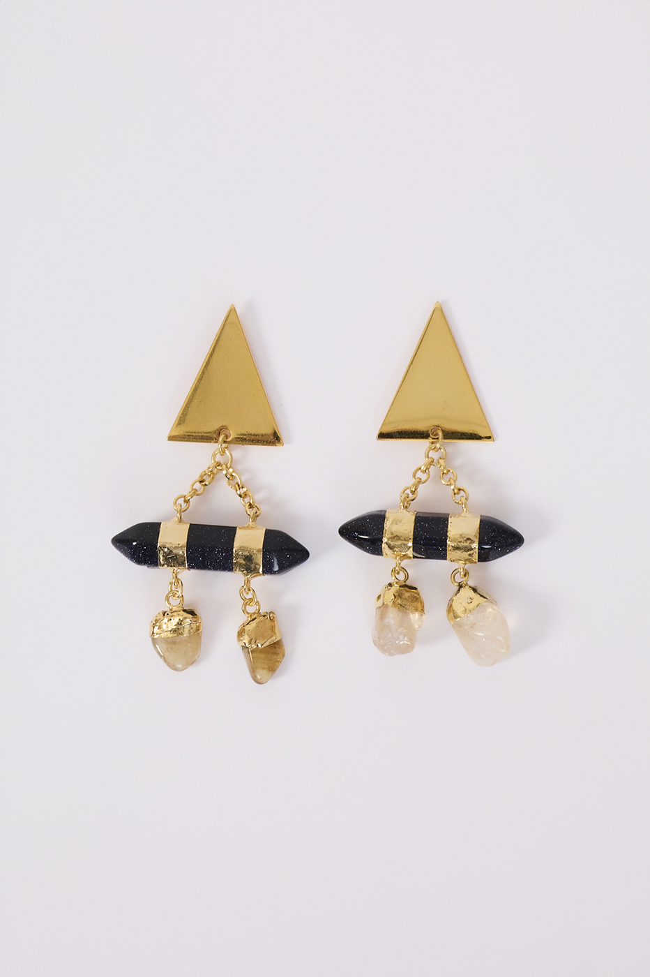 Triangle Stone Drop Earrings_5