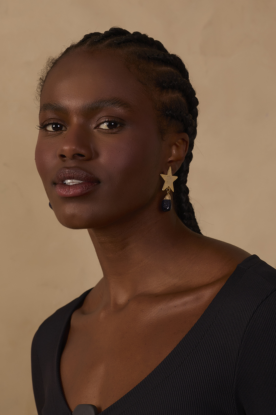 Star Stone Drop Earrings_1