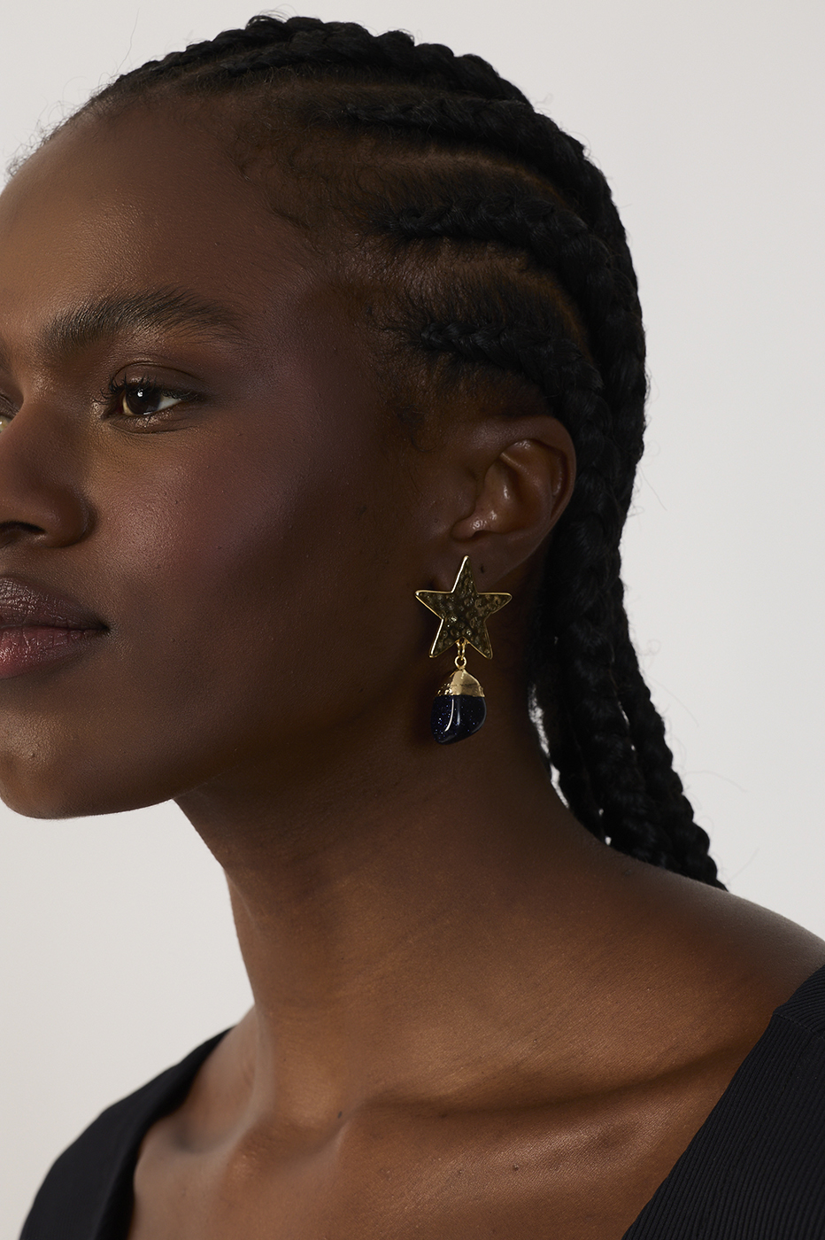 Star Stone Drop Earrings_3