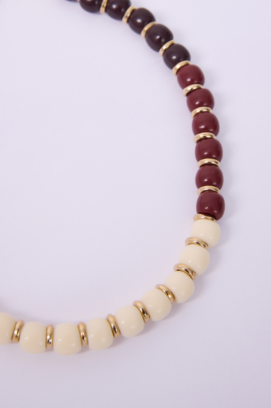 Chunky Tricolor Beaded Necklace_5