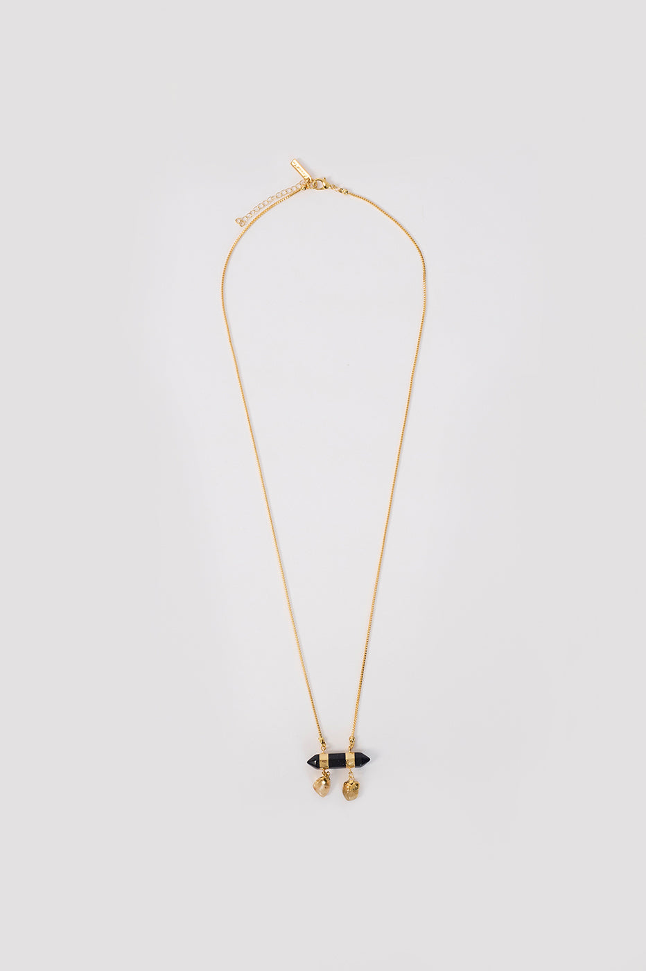 Stone Bar Pendant Necklace_0