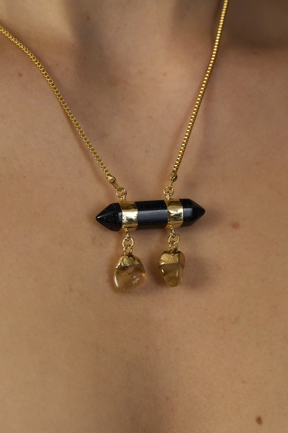 Stone Bar Pendant Necklace_4