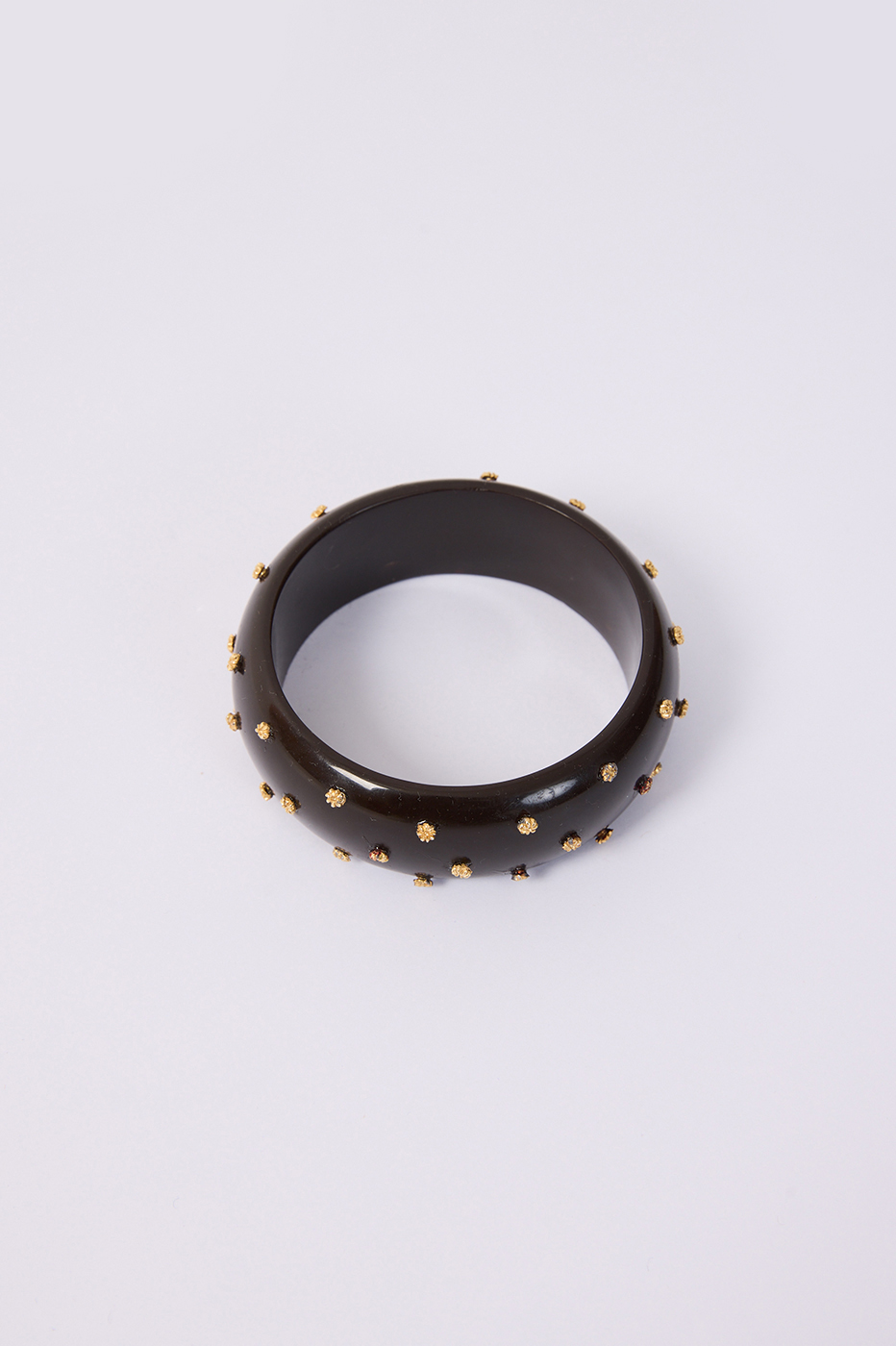 Brown and Golden Cuff Bracelet_3