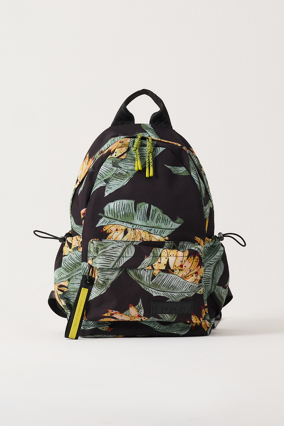Black Paraiso Front Side Pockets Backpack