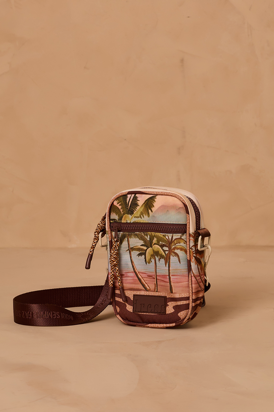 Crossbody Bag with Sunset Print