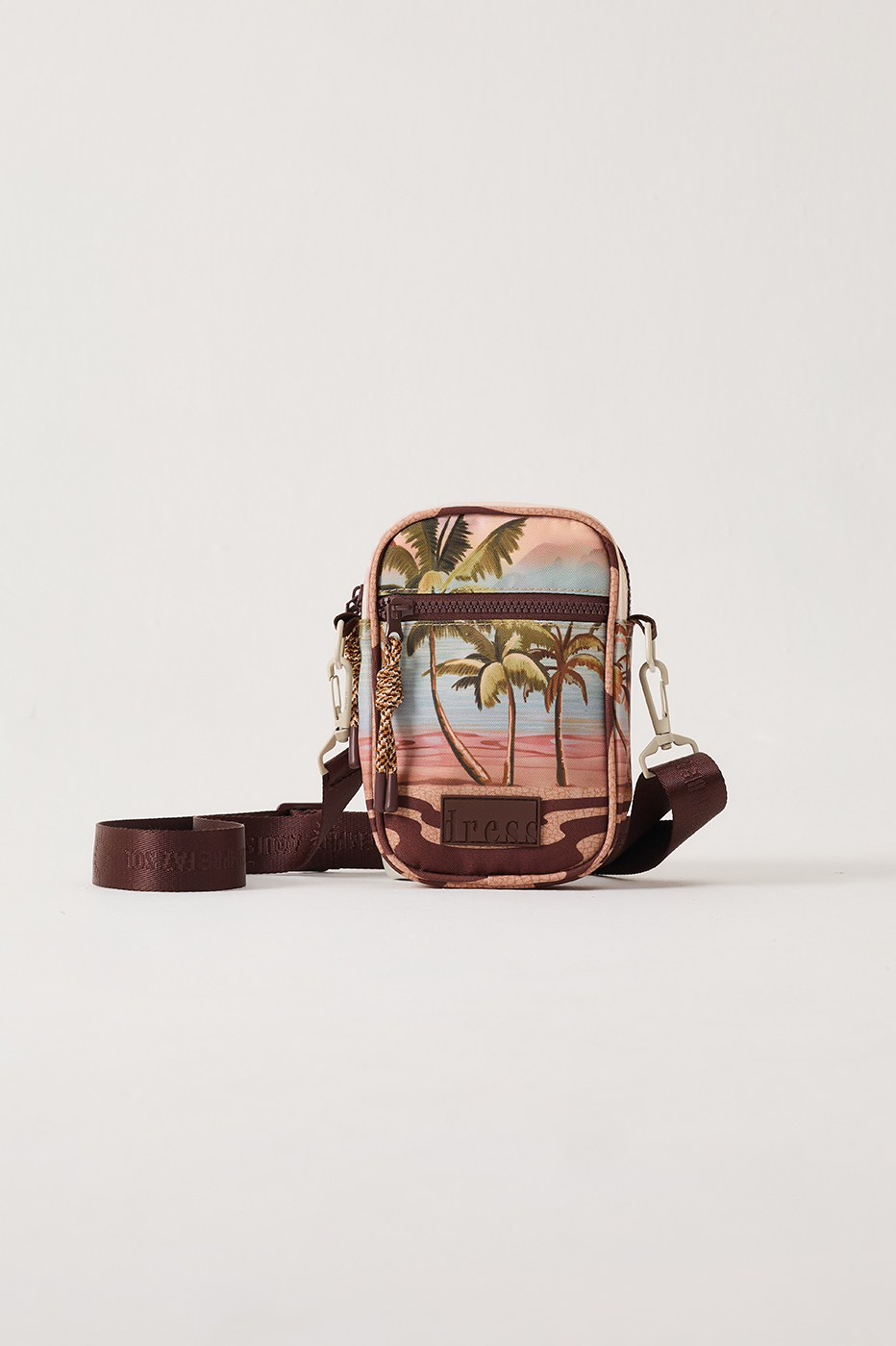 Crossbody Bag with Sunset Print