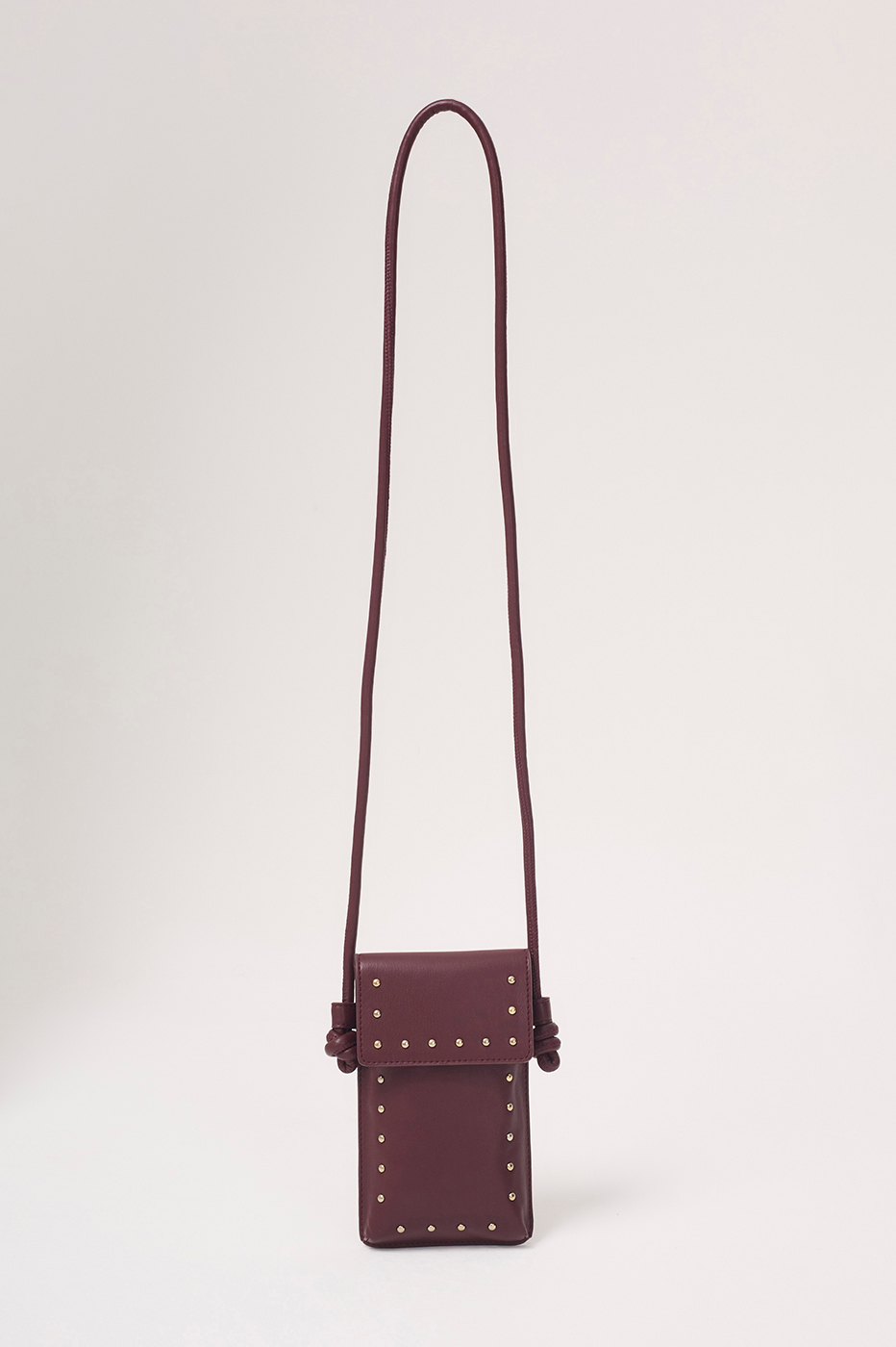 Burgundy Stud Crossbody Bag_2