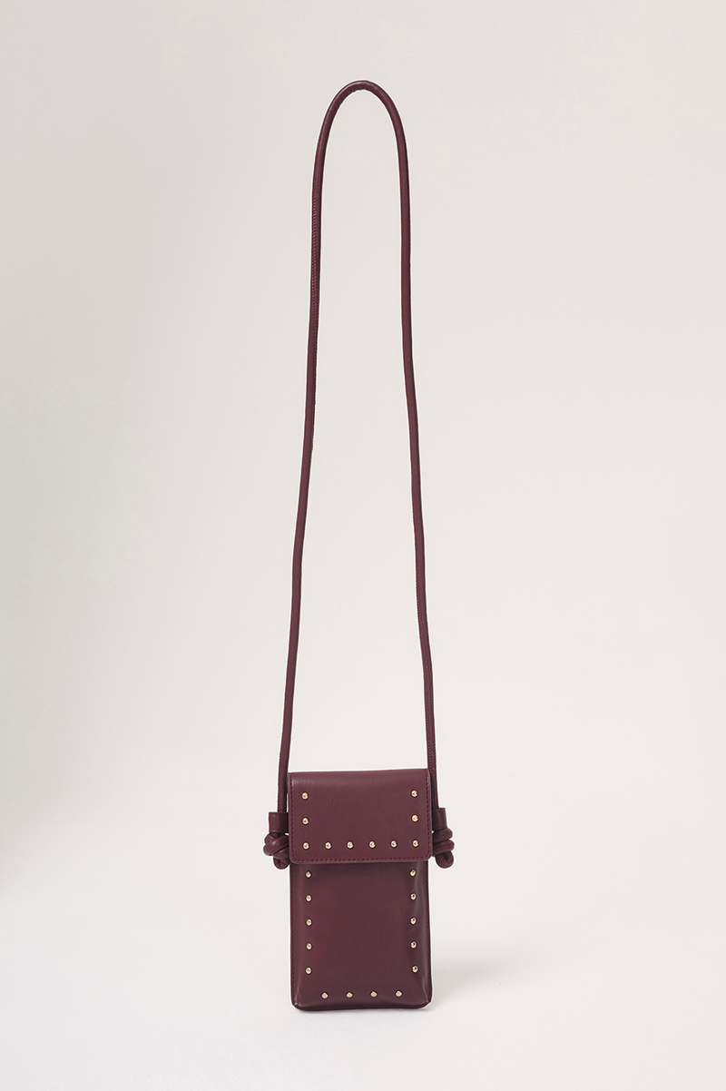 Burgundy Stud Crossbody Bag_2