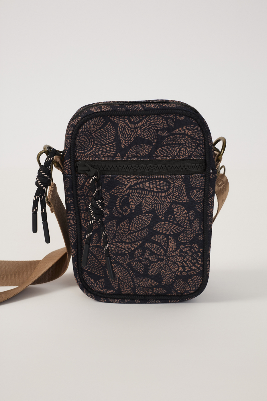 Black Charme Zip Crossbody Bag_2