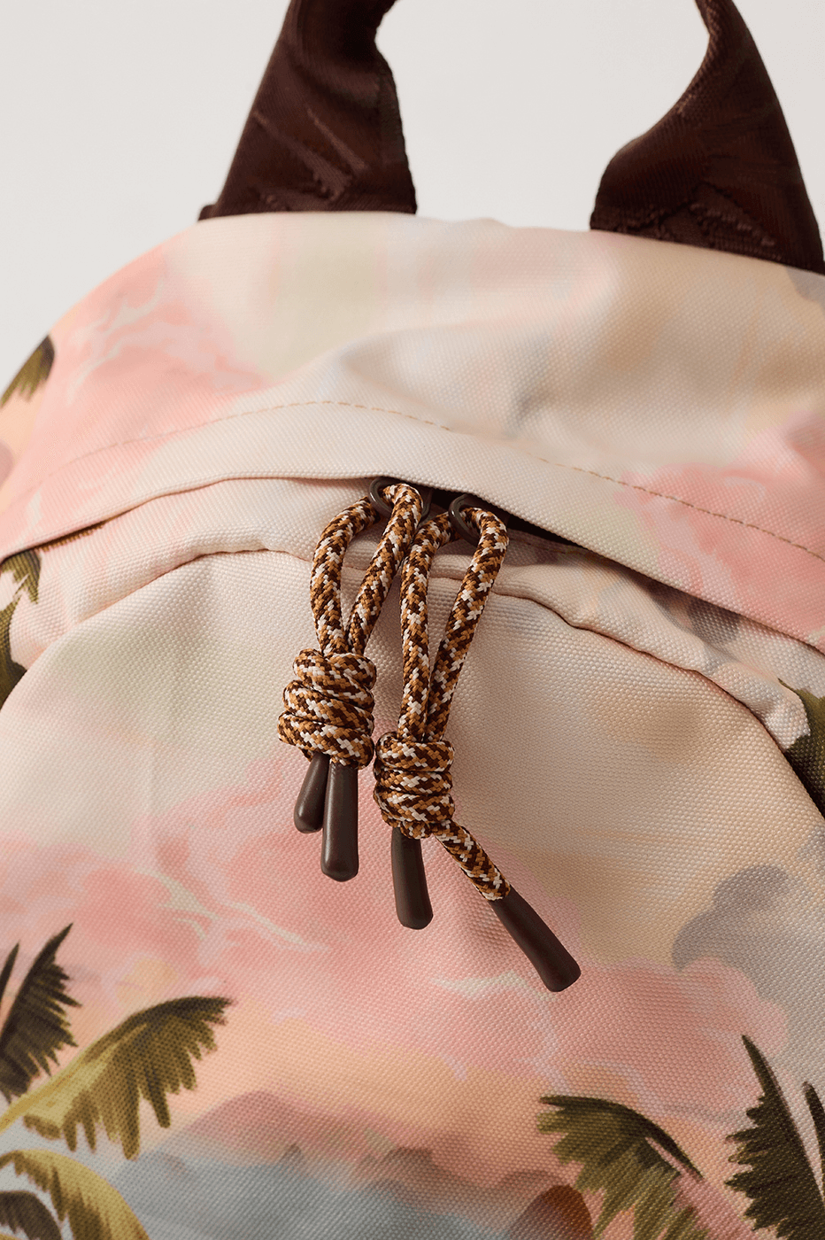 Multicolor Fim De Tarde Front Side Pockets Backpack