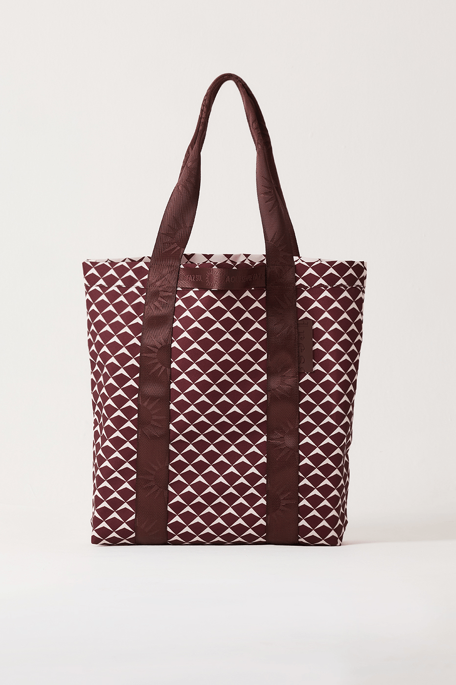 Brown Asa Delta Inside Pocket Tote Bag