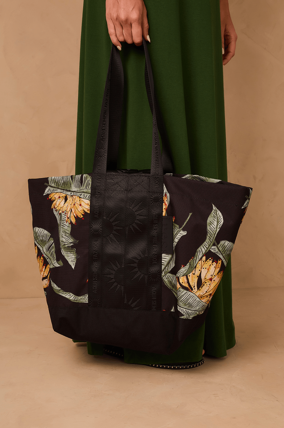 Black Paraiso Shopper Bag