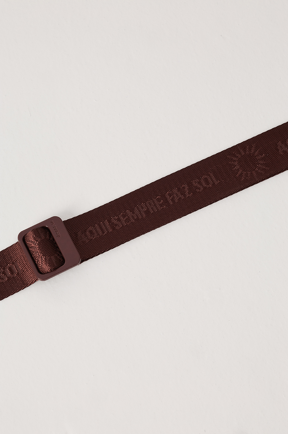 Brown Asa Delta Zipper Crossbody Bag
