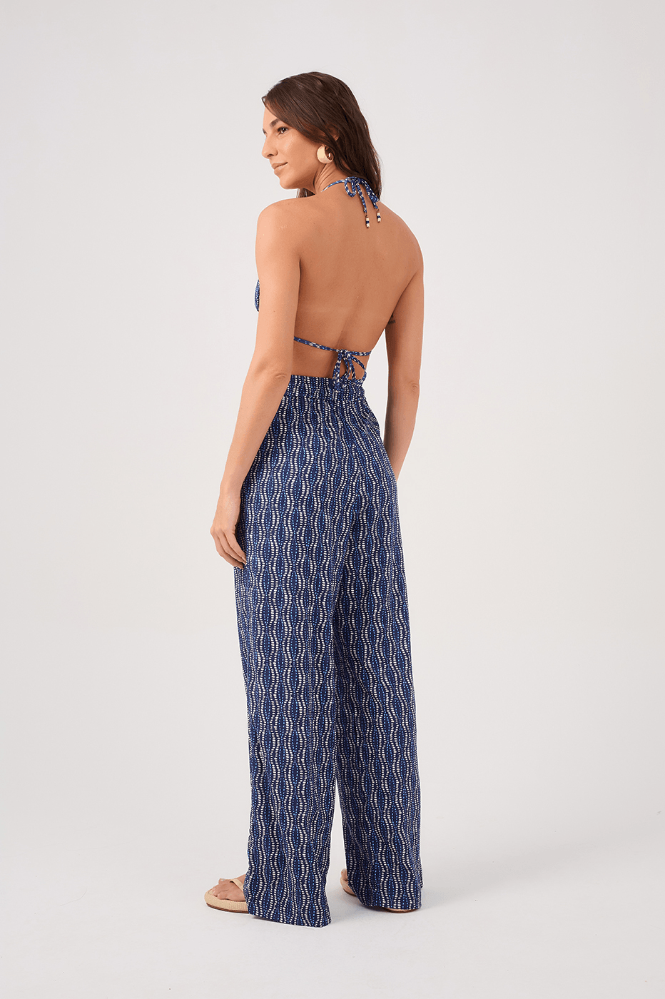 Pants with Current Print_5