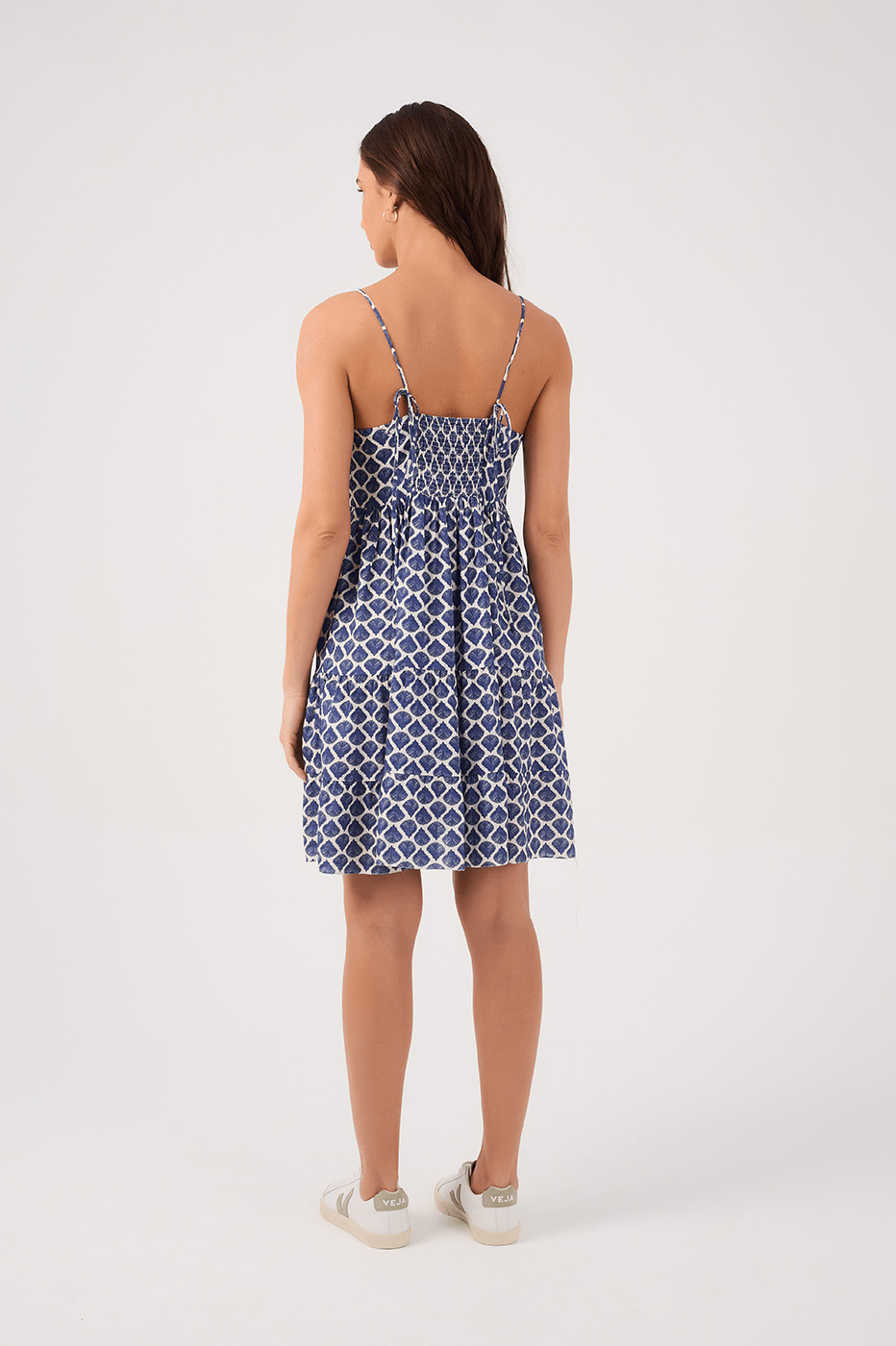 Tunic Dress with Seashell Print