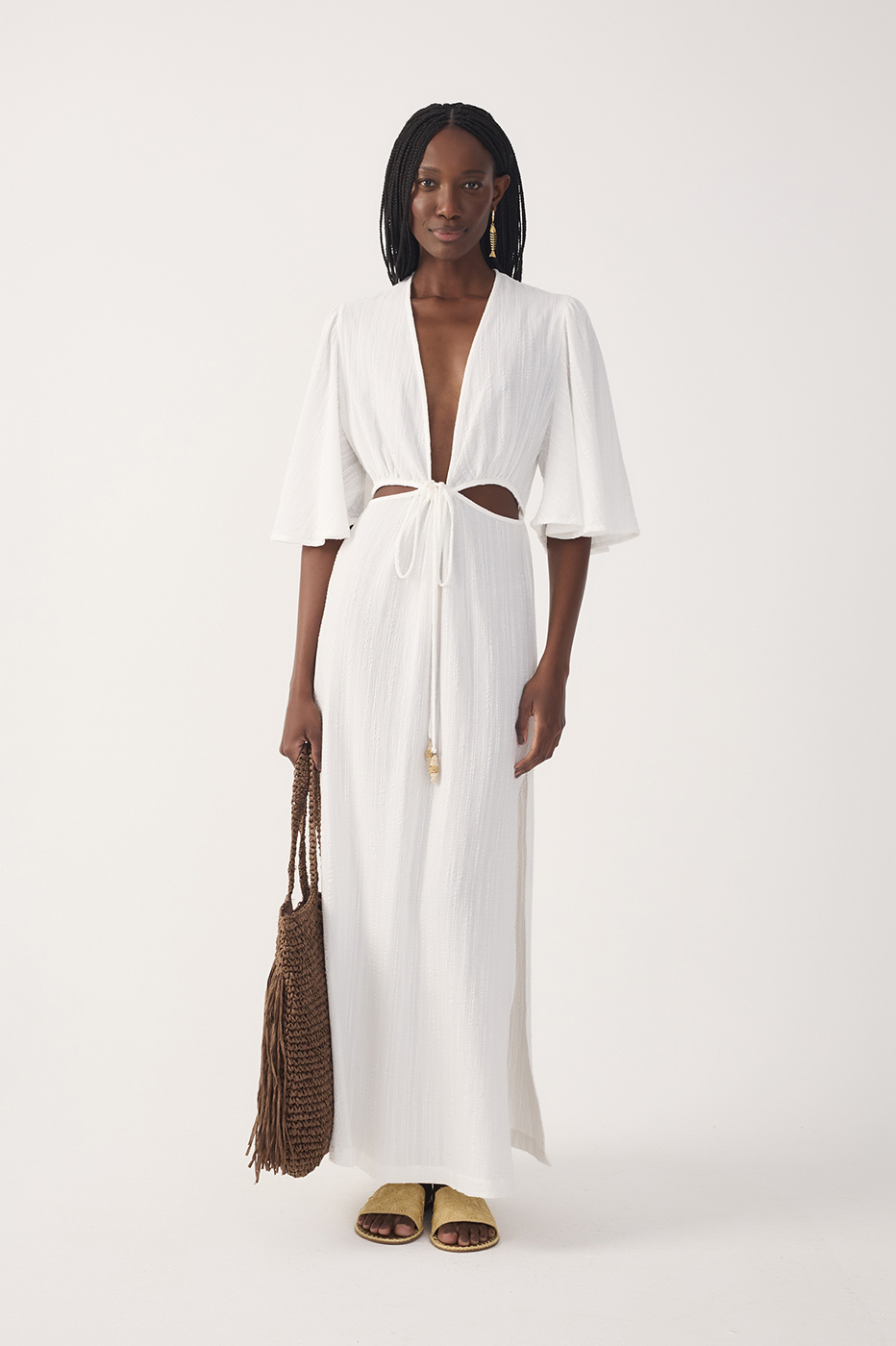 Cut-Out Gauze Dress_2