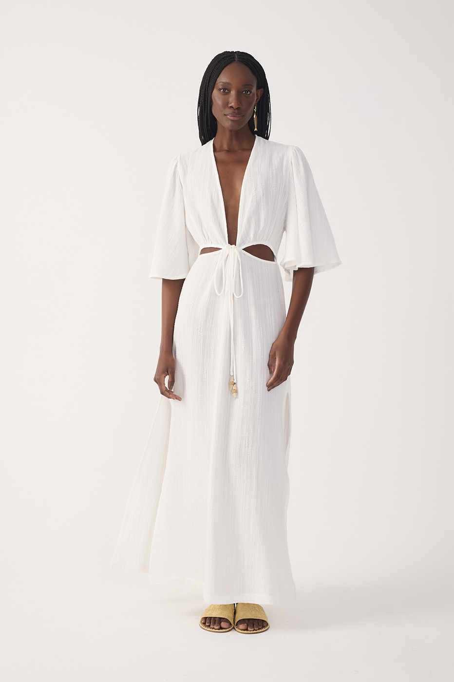 Cut-Out Gauze Dress_3