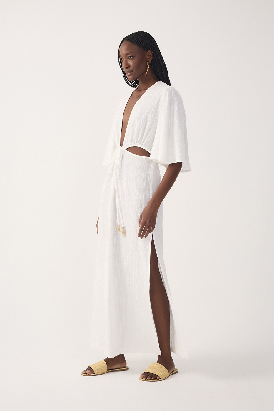 Cut-Out Gauze Dress_4