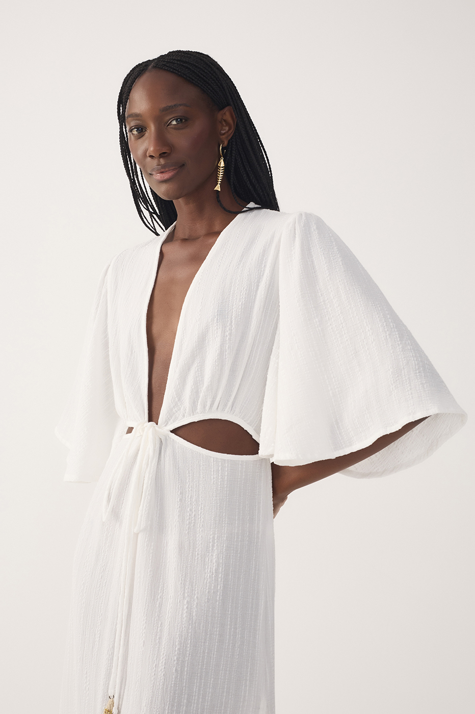 Cut-Out Gauze Dress_6