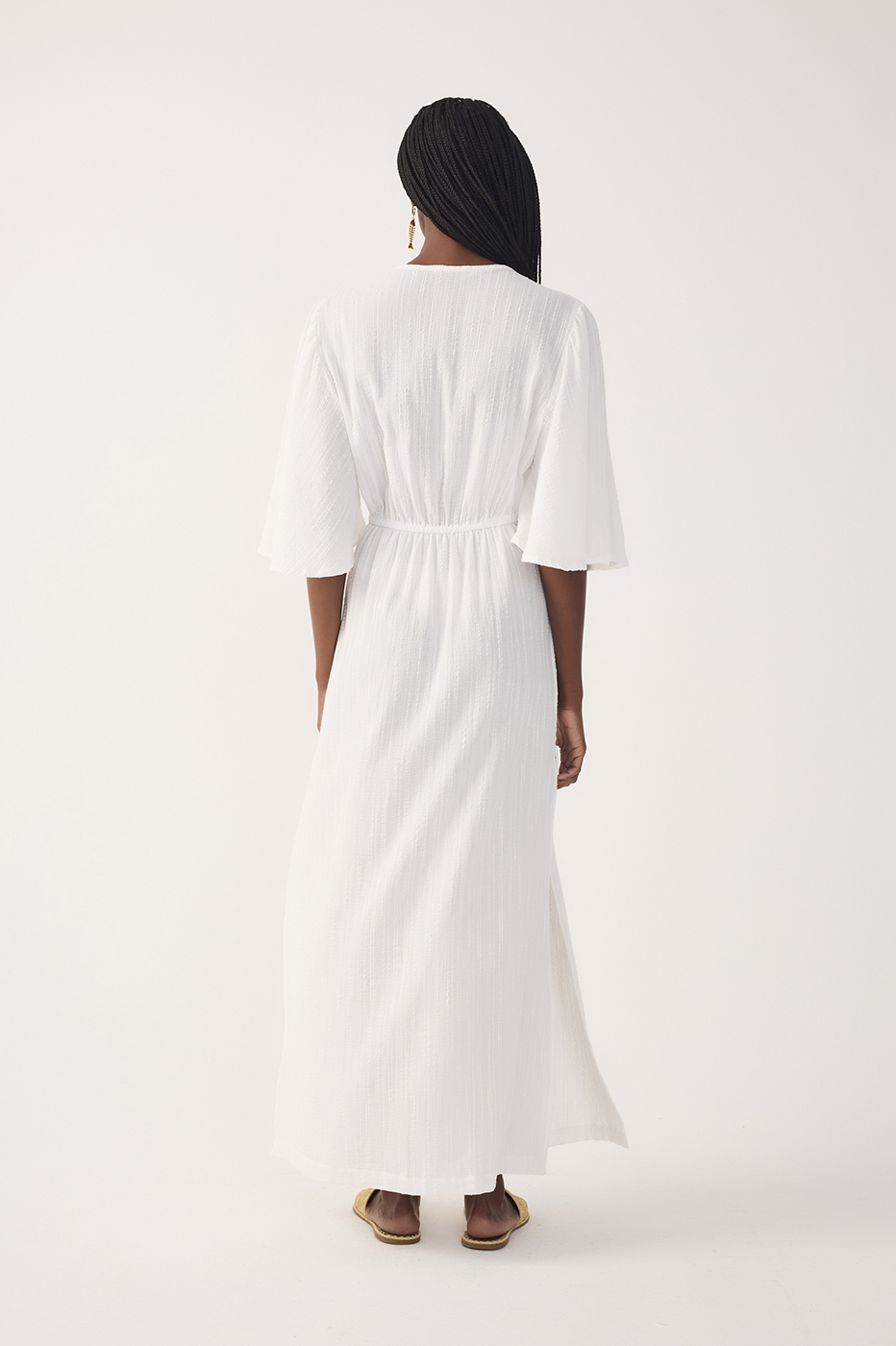 Cut-Out Gauze Dress_7