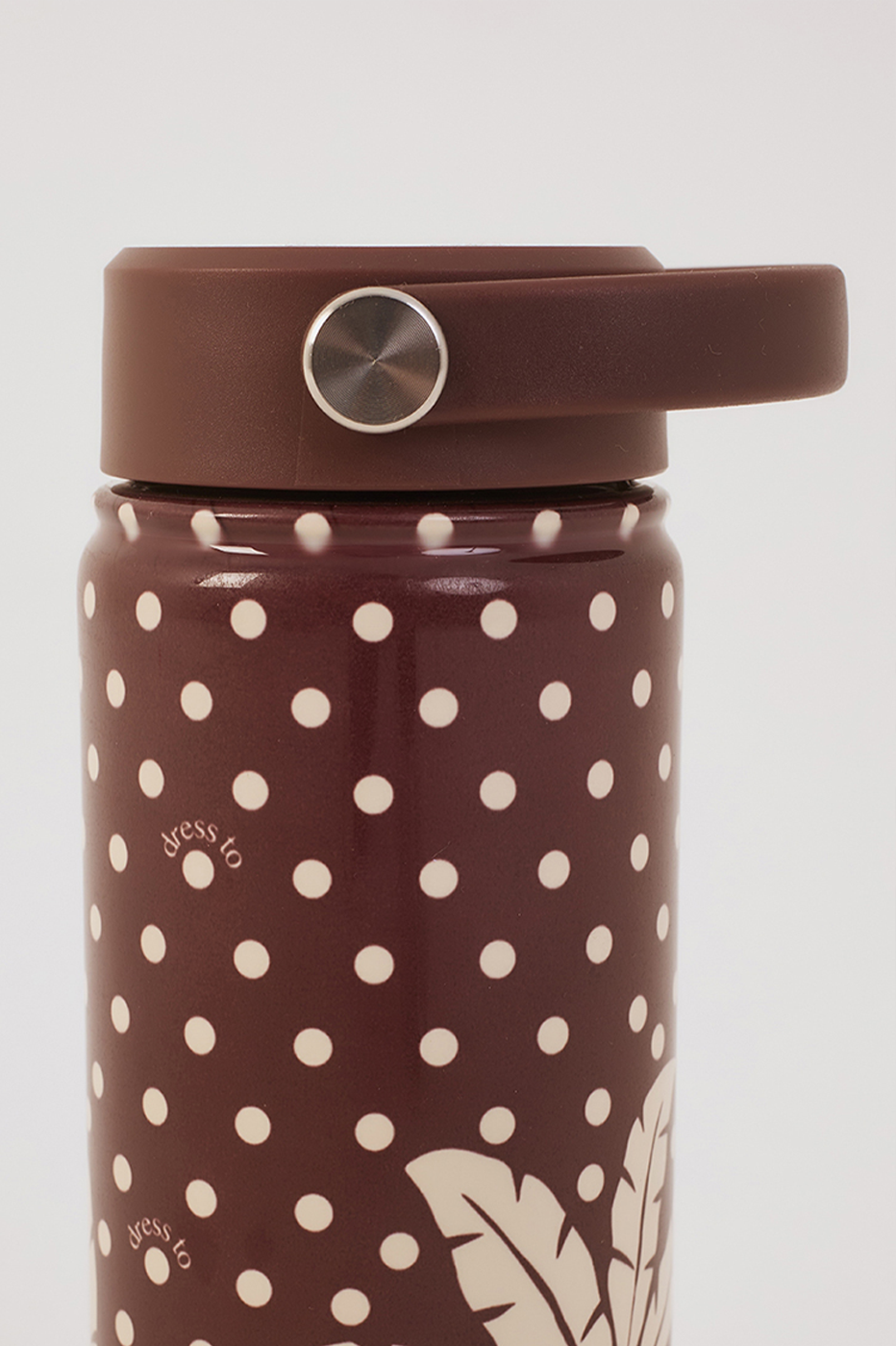 Brown Palma Handle 22oz Insulated Water Bottle