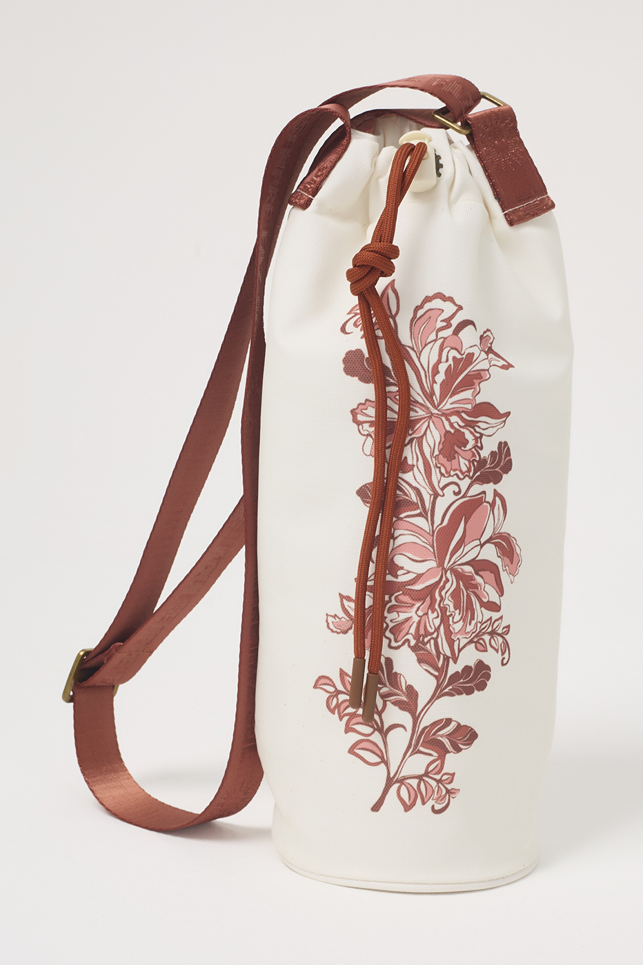 Pink Flor da Manhã Adjustable Strap Bag_2