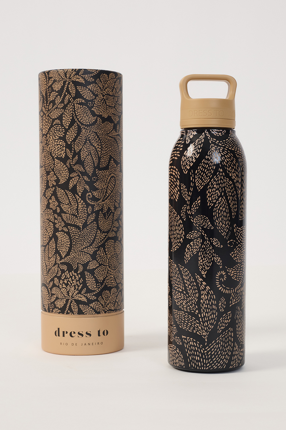 Brown Charme 25.4 oz Thermal Bottle_1