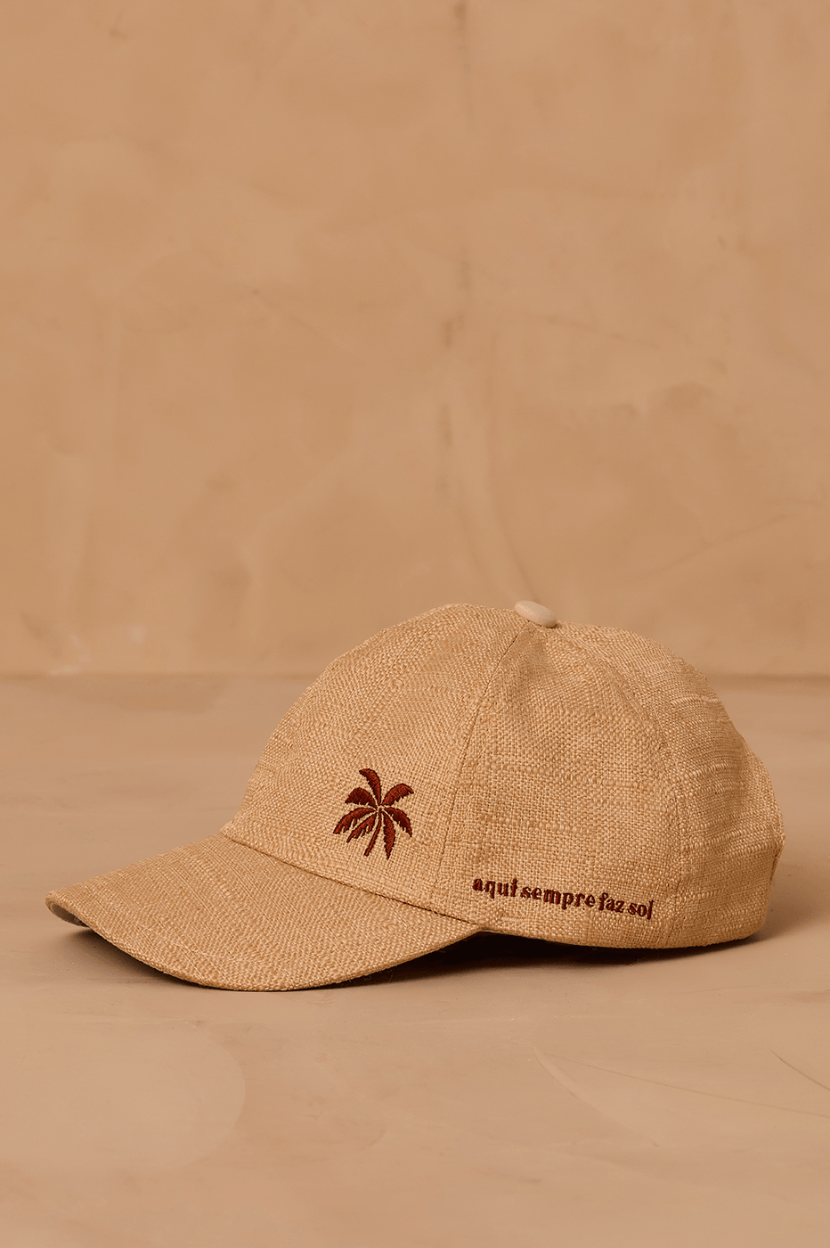 Natural Fibers Orla Embroidered Baseball Cap