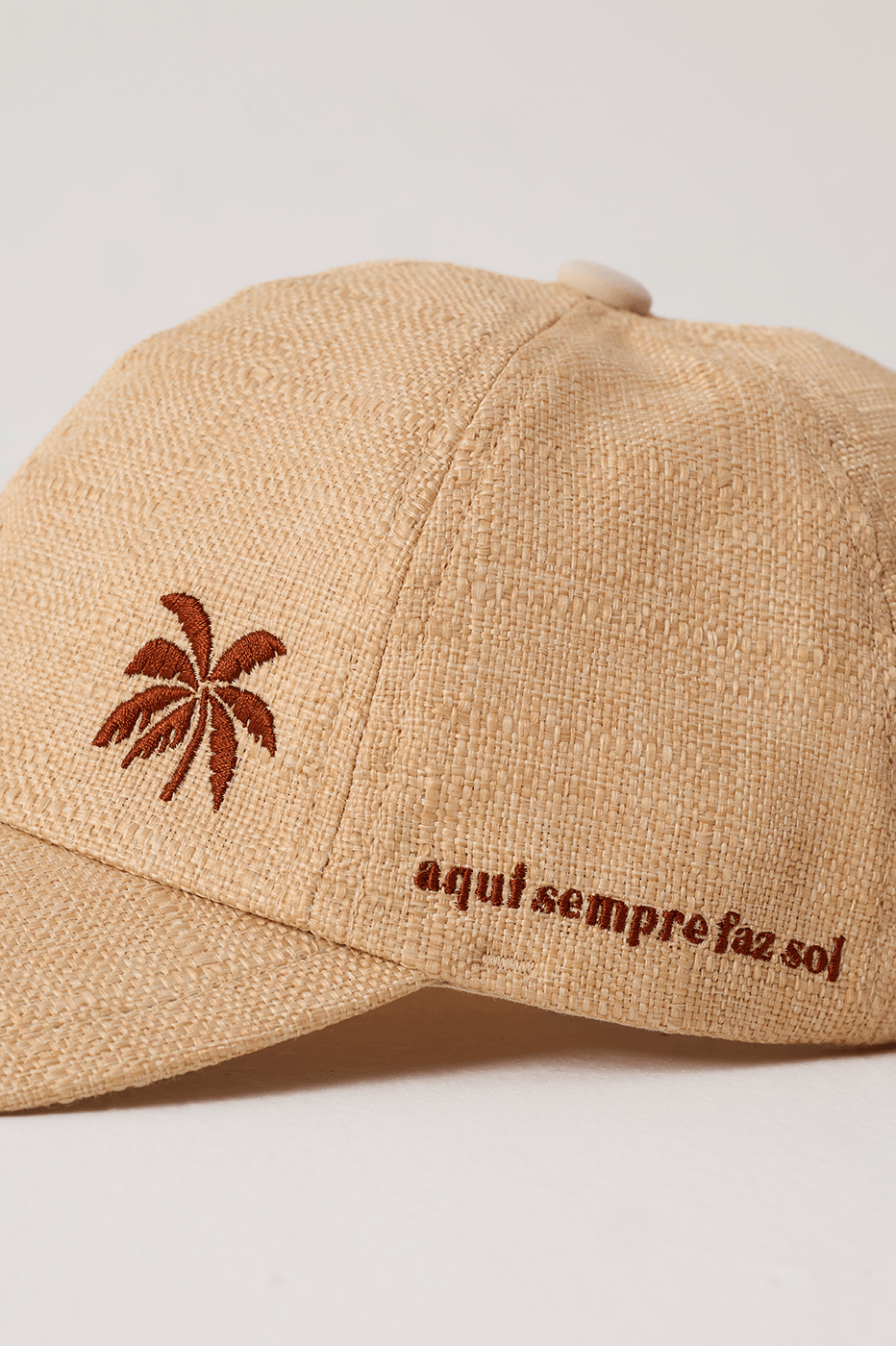 Natural Fibers Orla Embroidered Baseball Cap