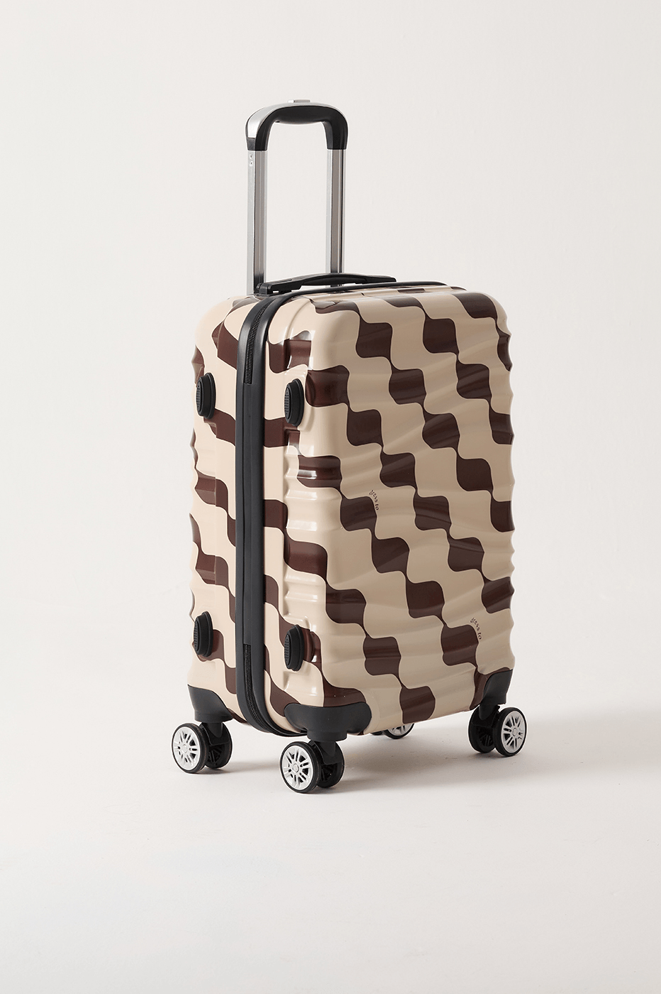 Brown Bossa Nova Hardside Combination Lock Spinner Carry-On Bag