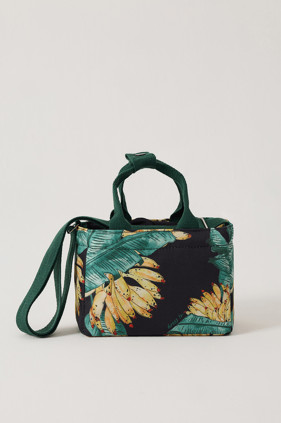 Black Paraiso Handle Strap Insulated Lunch Bag With Containers