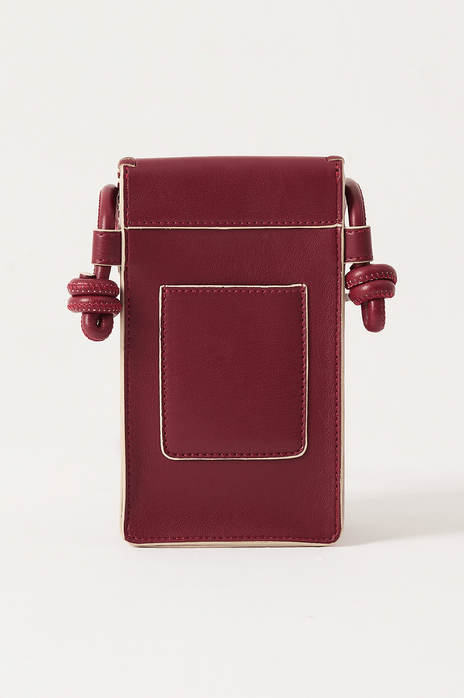 Wine Bossa Cellphone Magnet Closure Crossbody Bag